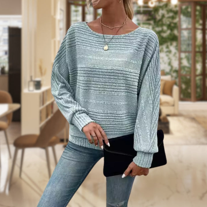 Anna | Texturierter Pullover für Damen