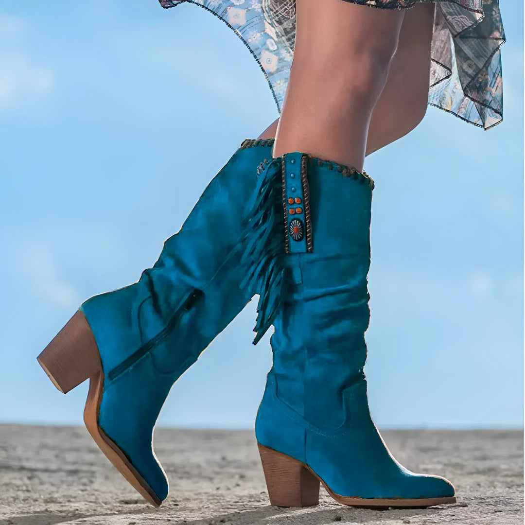 Maria | Cowboy-Stiefel aus veganem Leder