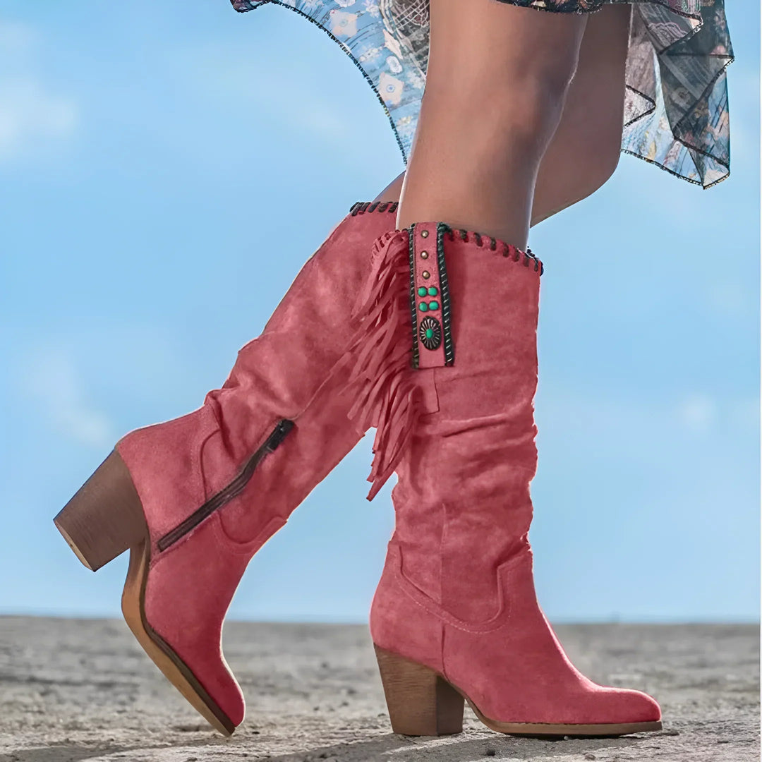 Maria | Cowboy-Stiefel aus veganem Leder