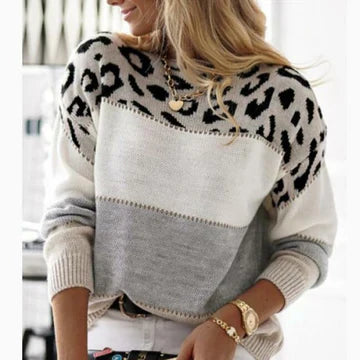 Ceril | Lebhafter Leopardenpullover